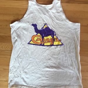 VTG 90’s Camel Cigarettes Off-White Tank Top